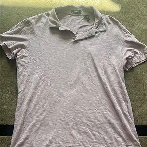 Theory Men's Gray Polo Shirt